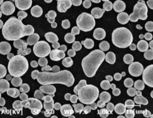 polvo metálico atomizado con gas