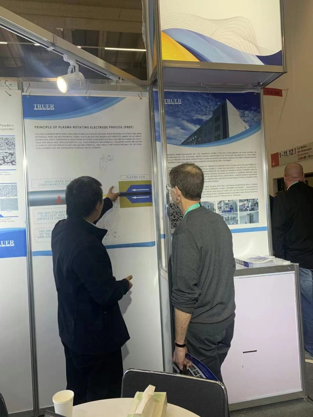 Truer presents innovations such as metal powders and PREP powder making