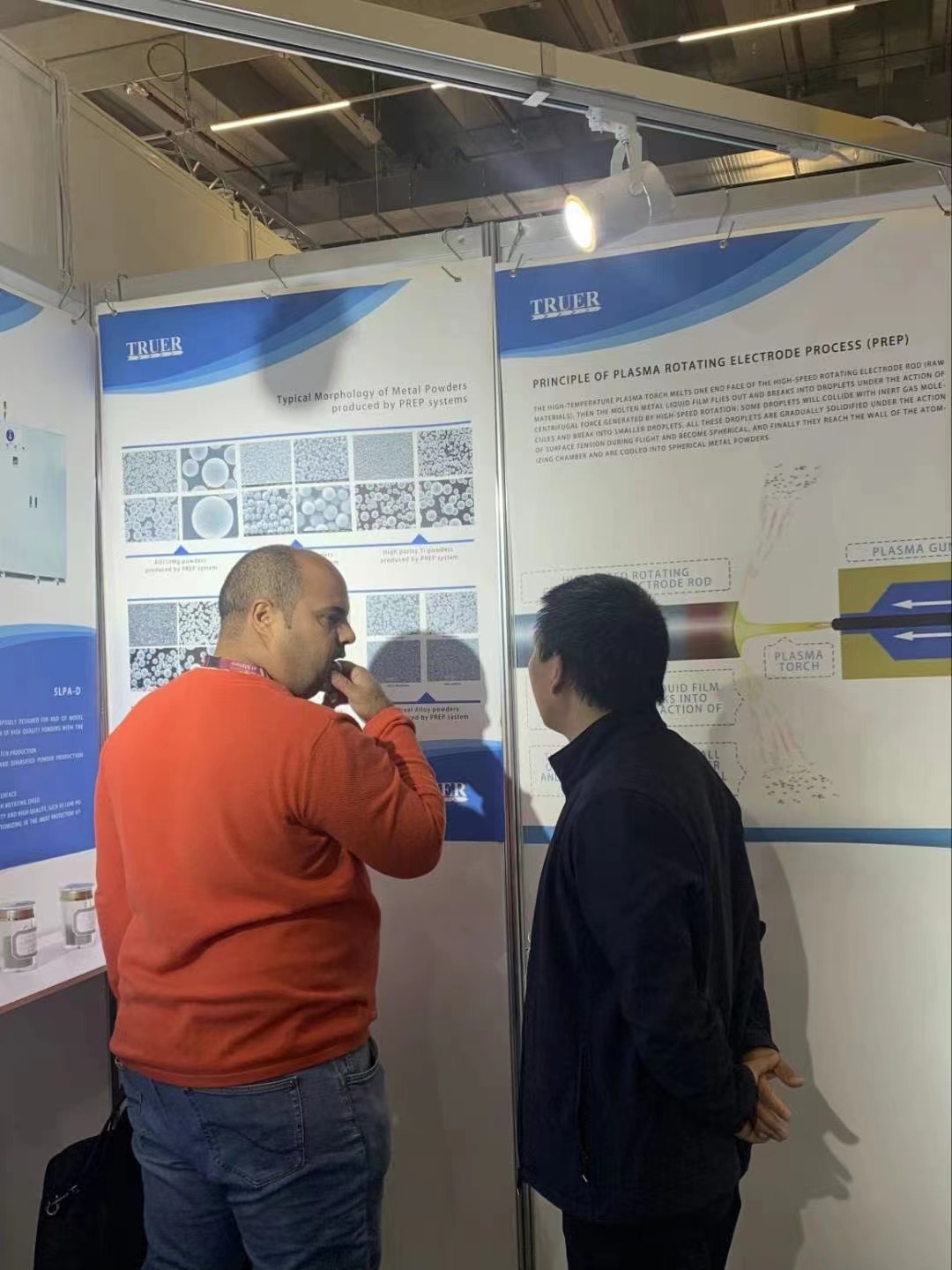 Truer presents innovations such as metal powders and PREP powder making