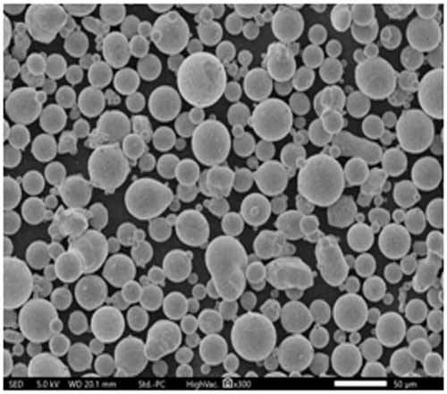 Poudre de FeCoNiCrAl-2 par atomisation à gaz