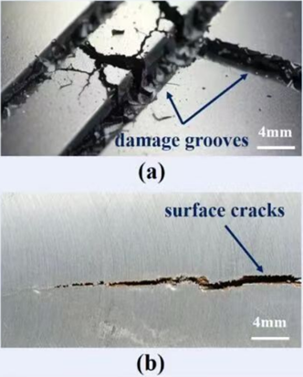 Surface Damage of 7075 aluminum alloy part