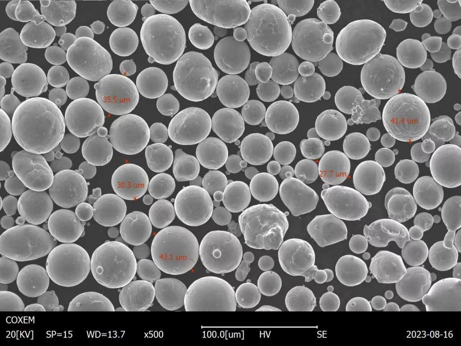 904L stainless steel powder SEM photo