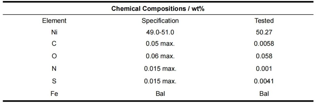 FeNi50 magnetic powder 1