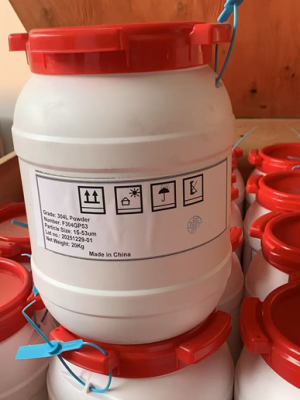 Paquete de POLVO DE ACERO INOXIDABLE 304L