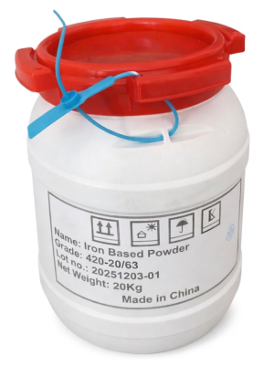 Envase de polvo de acero inoxidable 420